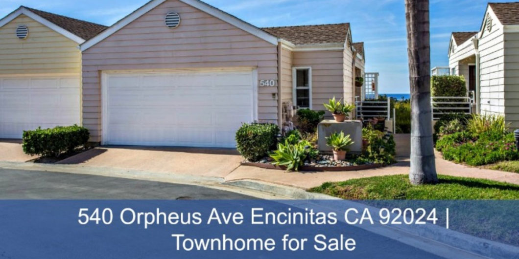 Townhomes for Sale in Encinitas CA