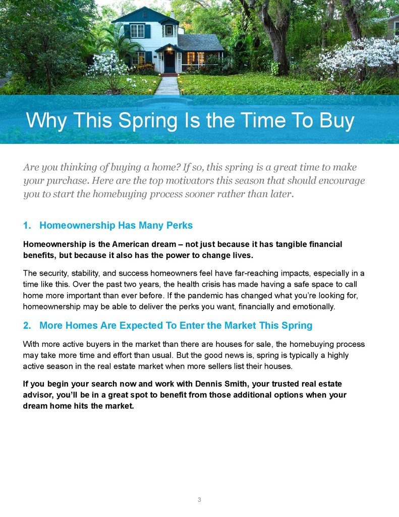 Home Buying Spring 2022